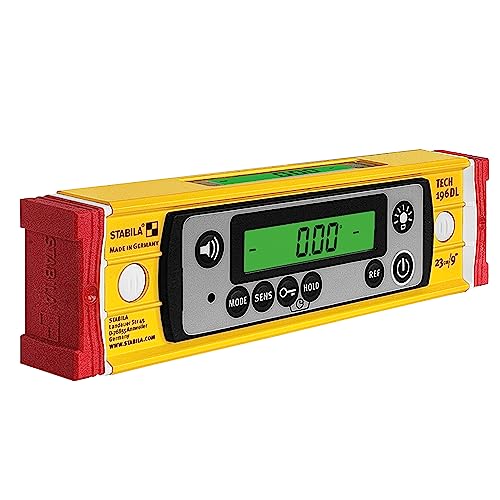 Stabila TECH 196 DL Elektronische waterpas, water- en stofdicht conform IP 67, 2 digitale displays, kalibratievrij met tas, 23 cm