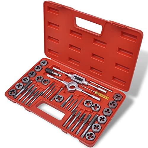 TECHPO Hardware Gereedschap Gereedschap Sets Handgereedschap Sets-40 stuks Tap en Die Set