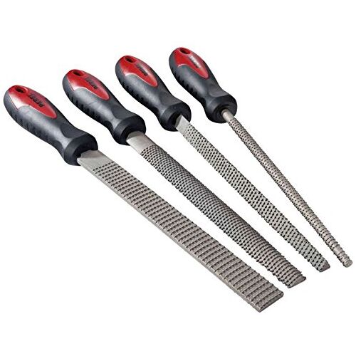 Perel Toolland HFIS2 set met 4 raspen, hout, 20 cm