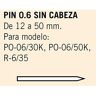Cevik MCPIN0.6-15 Pin, 0.6, zonder kop, lang, 15 mm, Doos met 13 duizenden
