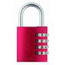 ABUS 488290-145 / 40_ROJO_B Aluminium kaars combinacion 40 mm 4 dígitos rojo blister