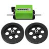 BWLZSP meterteller rollend, 1 stuk Mechanische lengte teller Meter teller Rolling Wheel Groen, meter teller wiel