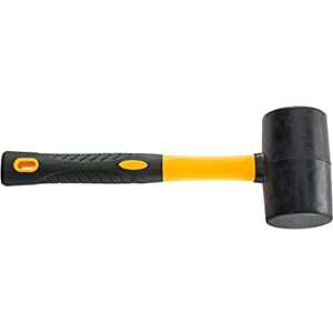 HARDY WORKING TOOLS HARDY Universele 2K rubberen hamer Tweecomponenten handgreep met antislipcoating Werkcomfort Veiligheid Gevormd Nauwkeurig Effen Kleur Zwart 55 mm HARDY WORKING TOOLS HARDY Universele 2K rubberen hamer Tweecomponenten handgreep met antislipcoating Werkcomfort Veiligheid Gevormd Nauwkeurig Effen Kleur Zwart 55 mm