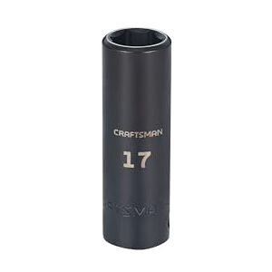 Craftsman CMMT16078 Socket, Zwart Oxide, 17 MM Craftsman CMMT16078 Socket, Zwart Oxide, 17 MM