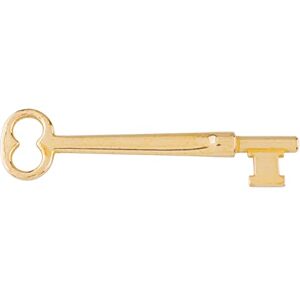 UNIQANTIQ HARDWARE SUPPLY Ky-30 Stevige Sleutel van het Messing Architecturale Skelet met Dubbel Gekerfd BIT UNIQANTIQ HARDWARE SUPPLY Ky-30 Stevige Sleutel van het Messing Architecturale Skelet met Dubbel Gekerfd BIT