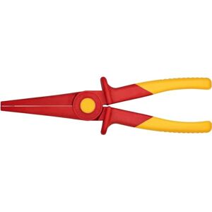 KNIPEX Platspitse tang van kunstsof isolerend kunststof met zone uit zachte kunststof voor een zekere bevestiging 220 mm, 98 62 02 KNIPEX Platspitse tang van kunstsof isolerend kunststof met zone uit zachte kunststof voor een zekere bevestiging 220 mm, 98 62 02