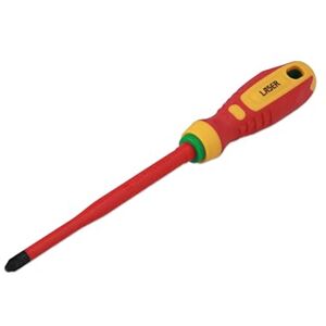 Laser 8449 Phillips geïsoleerde schroevendraaier Ph3 x 150 mm Laser 8449 Phillips geïsoleerde schroevendraaier Ph3 x 150 mm