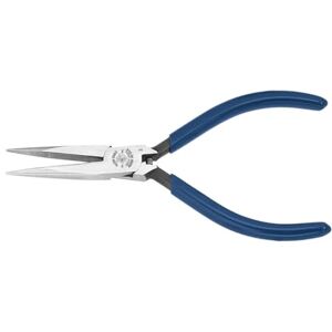 KLEIN TOOLS Lange neus tang, slank, 1/16-inch puntdiameter, 12,7 cm D327-51/2C KLEIN TOOLS Lange neus tang, slank, 1/16-inch puntdiameter, 12,7 cm D327-51/2C