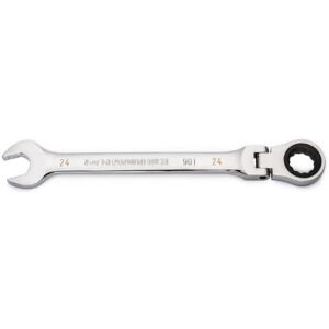 GEARWRENCH 24mm 4 graden swing boog 12 punt flex hoofd ratel combinatie sleutel 86724 GEARWRENCH 24mm 4 graden swing boog 12 punt flex hoofd ratel combinatie sleutel 86724