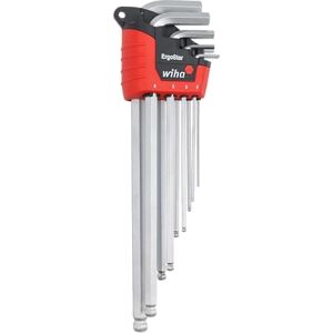 Wiha 66996 ErgoStar Ball End Hex Sleutels - Set van 9 Wiha 66996 ErgoStar Ball End Hex Sleutels - Set van 9