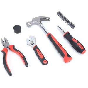 Monkey Ladder Gereedschapsset – 17-delige handgereedschapsset incl. schroevendraaier, moersleutel en tangen van robuust staal, ideaal voor doe-het-zelvers en reparaties Monkey Ladder Gereedschapsset – 17-delige handgereedschapsset incl. schroevendraaier, moersleutel en tangen van robuust staal, ideaal voor doe-het-zelvers en reparaties