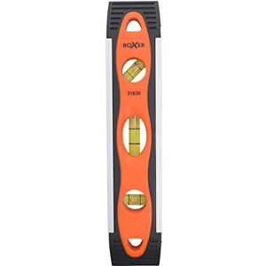 Boxer ® torpedo waterpas met 3 libellen en magneet 225 mm Boxer ® torpedo waterpas met 3 libellen en magneet 225 mm