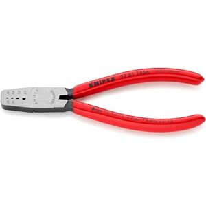 KNIPEX Krimptang voor adereindhulzen met kunststof bekleed 145 mm, 97 61 145 A KNIPEX Krimptang voor adereindhulzen met kunststof bekleed 145 mm, 97 61 145 A