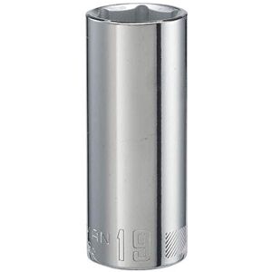 Craftsman Diepe socket, metrisch, 3/8-inch aandrijving, 19 mm, 6-punts (CMMT44436) Craftsman Diepe socket, metrisch, 3/8-inch aandrijving, 19 mm, 6-punts (CMMT44436)