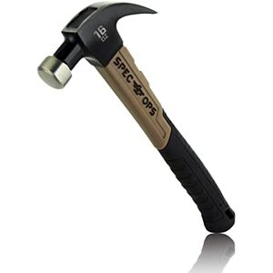 Spec Ops Tools Glasvezel Hamer, 16 oz, gebogen klauw, schokabsorberende grip Spec Ops Tools Glasvezel Hamer, 16 oz, gebogen klauw, schokabsorberende grip