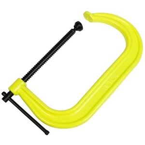 Wilton 14306 Drop Gesmede Hi Vis C-Klem, 2-Inch-10-1/8-Inch Kaak Opening, 6-Inch Keel Diepte Wilton 14306 Drop Gesmede Hi Vis C-Klem, 2-Inch-10-1/8-Inch Kaak Opening, 6-Inch Keel Diepte