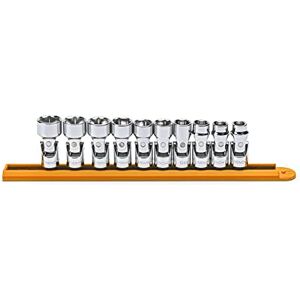 Gearwrench 10-delig 3/8 inch Aandrijving 6-punts Sokkaal Set Metrisch 10-19mm Gearwrench 10-delig 3/8 inch Aandrijving 6-punts Sokkaal Set Metrisch 10-19mm