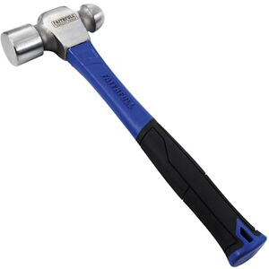Faithfull Ball Pein Hammer 48oz (1,36 kg) – Hoge sterkte glasvezel schacht met gepolijste stalen kop en ergonomische anti-slip grip voor metaalbewerking, engineering, algemene reparaties en Faithfull Ball Pein Hammer 48oz (1,36 kg) – Hoge sterkte glasvezel schacht met gepolijste stalen kop en ergonomische anti-slip grip voor metaalbewerking, engineering, algemene reparaties en