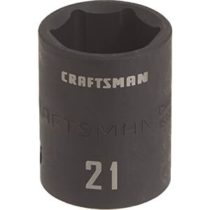 Craftsman CMMT15868 Socket, Zwart Oxide, 21 MM Craftsman CMMT15868 Socket, Zwart Oxide, 21 MM