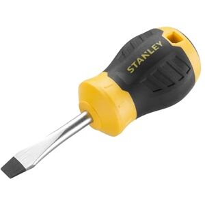 Stanley Cushion Grip™ Stuby Schroevendraaier met uitlopende punt 6,5 x 45 mm, gemaakt van zeer sterk, chroom-vanadiumstaal met sterke magnetische zwarte oxidepunt Stanley Cushion Grip™ Stuby Schroevendraaier met uitlopende punt 6,5 x 45 mm, gemaakt van zeer sterk, chroom-vanadiumstaal met sterke magnetische zwarte oxidepunt