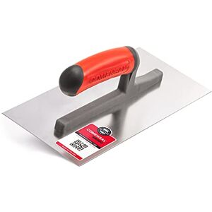 COMENSAL ® Glijdende troffel roestvrij TD professionele roestvrij stalen troffel droogbouwgereedschap gistschijf dakrand ergonomische greep Made in EU 280 x 130 mm COMENSAL ® Glijdende troffel roestvrij TD professionele roestvrij stalen troffel droogbouwgereedschap gistschijf dakrand ergonomische greep Made in EU 280 x 130 mm