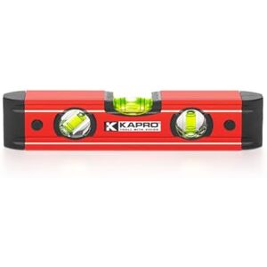 KAPRO Torpedo 779T Leios waterpas, 23 cm, magnetische aluminium waterpas met 3 acryllibellen, 45 graden libellen, wandgrip en precisiemeting ± 0,5 mm/m, voor ambachtslieden en doe-het-zelvers KAPRO Torpedo 779T Leios waterpas, 23 cm, magnetische aluminium waterpas met 3 acryllibellen, 45 graden libellen, wandgrip en precisiemeting ± 0,5 mm/m, voor ambachtslieden en doe-het-zelvers
