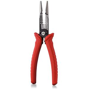 Neiko 02038A 6-in-1 draad servicegereedschap 8-1/2 inch lengte grijper, krimptang, stripper, snijder, afzuigkap, elektricien tang Neiko 02038A 6-in-1 draad servicegereedschap 8-1/2 inch lengte grijper, krimptang, stripper, snijder, afzuigkap, elektricien tang
