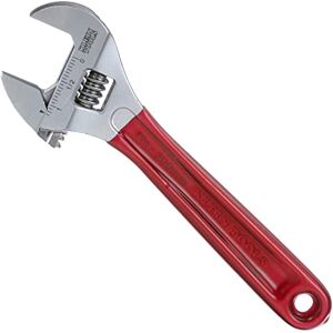 KLEIN TOOLS D507-8 Verstelbare moersleutel, extra capaciteit kaak gesmede aandrijfsleutel met hoogglans chroom afwerking, 8-inch KLEIN TOOLS D507-8 Verstelbare moersleutel, extra capaciteit kaak gesmede aandrijfsleutel met hoogglans chroom afwerking, 8-inch