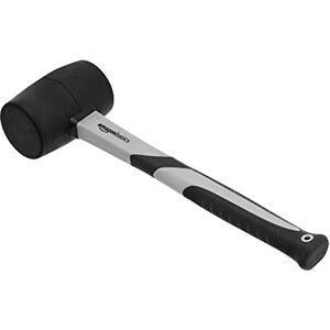 Amazon Basics Hamer, rubber, handvat van glasvezel, 450 gram, zwart Amazon Basics Hamer, rubber, handvat van glasvezel, 450 gram, zwart