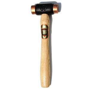 Thor Koperen hamer 1 "gezicht diameter met 9" handvat, TH04308 Thor Koperen hamer 1 "gezicht diameter met 9" handvat, TH04308