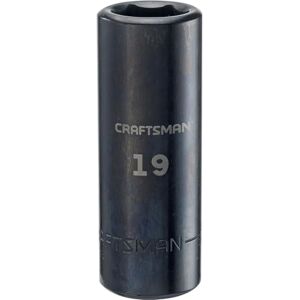 Craftsman CMMT16080 Stopcontact, zwart oxide, 19 mm Craftsman CMMT16080 Stopcontact, zwart oxide, 19 mm