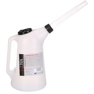 SIXTOL MECHANIC FLUID CAN 2L kunststof schenktuit voor bedrijfsvloeistoffen flexibele uitloop bestand tegen chemicaliën werkplaatskan meetschaal SIXTOL MECHANIC FLUID CAN 2L kunststof schenktuit voor bedrijfsvloeistoffen flexibele uitloop bestand tegen chemicaliën werkplaatskan meetschaal