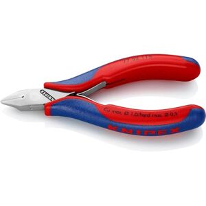 KNIPEX Elektronica-zijsnijtang met doorgestoken scharnier met meer-componenten greep 115 mm, 77 52 115 KNIPEX Elektronica-zijsnijtang met doorgestoken scharnier met meer-componenten greep 115 mm, 77 52 115