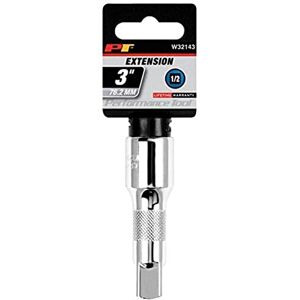 PERFORMANCE TOOL W32143 dopsleutelverlenging, 1/2 inch aandrijving 1/2 inch drive extension bar, 3" W32143 PERFORMANCE TOOL W32143 dopsleutelverlenging, 1/2 inch aandrijving 1/2 inch drive extension bar, 3" W32143