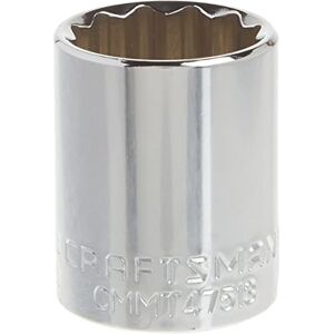 Craftsman Ondiepe socket, SAE, 1/2-inch aandrijving, 15/16-inch, 12-punts (CMMT47513) Craftsman Ondiepe socket, SAE, 1/2-inch aandrijving, 15/16-inch, 12-punts (CMMT47513)