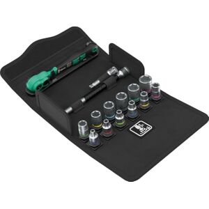 Wera Zyklop Comfort 8100 SA 13 Ratelsleutelset, omschakelhendel, 1/4 inch aandrijving, metrisch, 15-delig Wera Zyklop Comfort 8100 SA 13 Ratelsleutelset, omschakelhendel, 1/4 inch aandrijving, metrisch, 15-delig