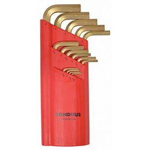 Bondhus 39195 Set van 15 zeskantsleutels met GoldGuard, extra lang, maten 1,27-10 mm Bondhus 39195 Set van 15 zeskantsleutels met GoldGuard, extra lang, maten 1,27-10 mm