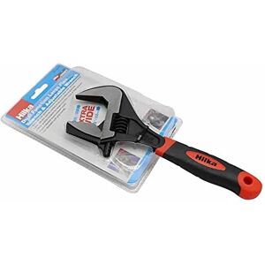Hilka Tools 18158254 dubbele functie grote pijp en verstelbare moersleutel, zilver Hilka Tools 18158254 dubbele functie grote pijp en verstelbare moersleutel, zilver