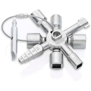 KNIPEX TwinKey Schakelkastsleutel voor alle standaard schakelkasten en afsluitsystemen 92 mm 00 11 01 KNIPEX TwinKey Schakelkastsleutel voor alle standaard schakelkasten en afsluitsystemen 92 mm 00 11 01