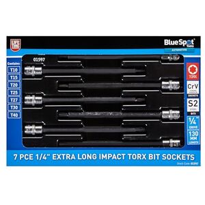 Bluespot - 01597 - 1/4" drive - Dopsleutelset Bluespot - 01597 - 1/4" drive - Dopsleutelset