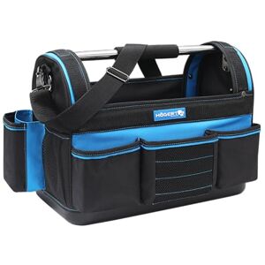 Högert Technik Gereedschapstas (41,5 x 22,5 x 31 cm), professionele multifunctionele waterdichte gereedschapstassen, van 600D-polyester, bodem van PE-materiaal, met 12 buitenvakken en 11 Högert Technik Gereedschapstas (41,5 x 22,5 x 31 cm), professionele multifunctionele waterdichte gereedschapstassen, van 600D-polyester, bodem van PE-materiaal, met 12 buitenvakken en 11