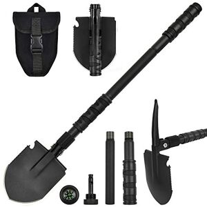 Yeacool Opvouwbare draagbare schop militaire spade pickax met tactische taille pack multitool voor outdoor wandelen, kamperen, backpacken, vissen, greppel invoeren survival tool, auto noodgeval, Yeacool Opvouwbare draagbare schop militaire spade pickax met tactische taille pack multitool voor outdoor wandelen, kamperen, backpacken, vissen, greppel invoeren survival tool, auto noodgeval,