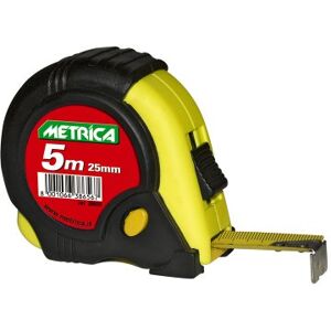 Metrica 38656 meetlint met koffer en 3 stopknoppen 5 m Metrica 38656 meetlint met koffer en 3 stopknoppen 5 m