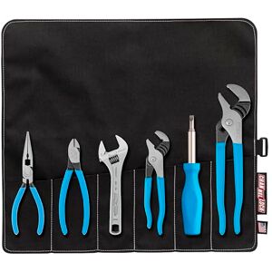 CHANNELLOCK GP-7 6pc Professional Tool Set with Tool Roll Includes 4 Pliers, Wrench, Driver, Roll CHANNELLOCK GP-7 6pc Professional Tool Set with Tool Roll Includes 4 Pliers, Wrench, Driver, Roll