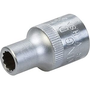 King Dick Tools Toolstream HSM208 King Dick Socket 1/2" SD 12pt metrische sleutel, staal King Dick Tools Toolstream HSM208 King Dick Socket 1/2" SD 12pt metrische sleutel, staal