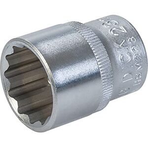 King Dick Tools Toolstream HSM223 King Dick Socket 1/2" SD 12pt metrische sleutel, staal King Dick Tools Toolstream HSM223 King Dick Socket 1/2" SD 12pt metrische sleutel, staal