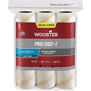 Wooster Brush Wooster, 9 Borstel RR723-9 Pro/Doo-Z Roller Cover 3/8-Inch Nap, Inch Wooster Brush Wooster, 9 Borstel RR723-9 Pro/Doo-Z Roller Cover 3/8-Inch Nap, Inch