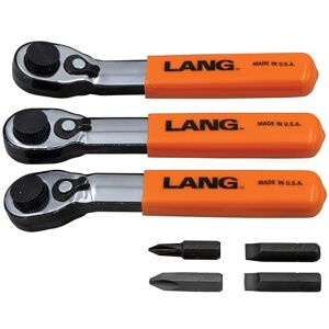 Lang Tools 5220 7-delige fijne tandbitmoersleutelset, zwart Lang Tools 5220 7-delige fijne tandbitmoersleutelset, zwart