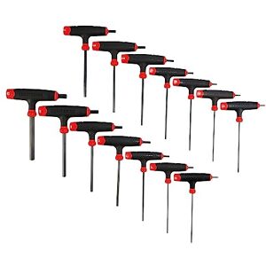 Craftsman CMHT26001-2 Inbussleutel met T-greep, inbussleutels, SAE & MM, 14-delig Craftsman CMHT26001-2 Inbussleutel met T-greep, inbussleutels, SAE & MM, 14-delig