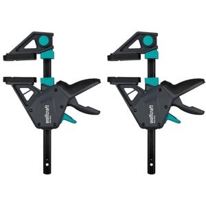 wolfcraft 2 eenhandsklemmen PRO MAX 8665060 e krachtige klem voor de hoogste professionele eisen Klemmaat 150mm wolfcraft 2 eenhandsklemmen PRO MAX 8665060 e krachtige klem voor de hoogste professionele eisen Klemmaat 150mm